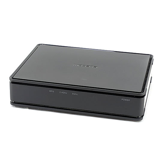 【中古】ELECOM　無線LANルータ ブラック　WRC-1167GS2-B