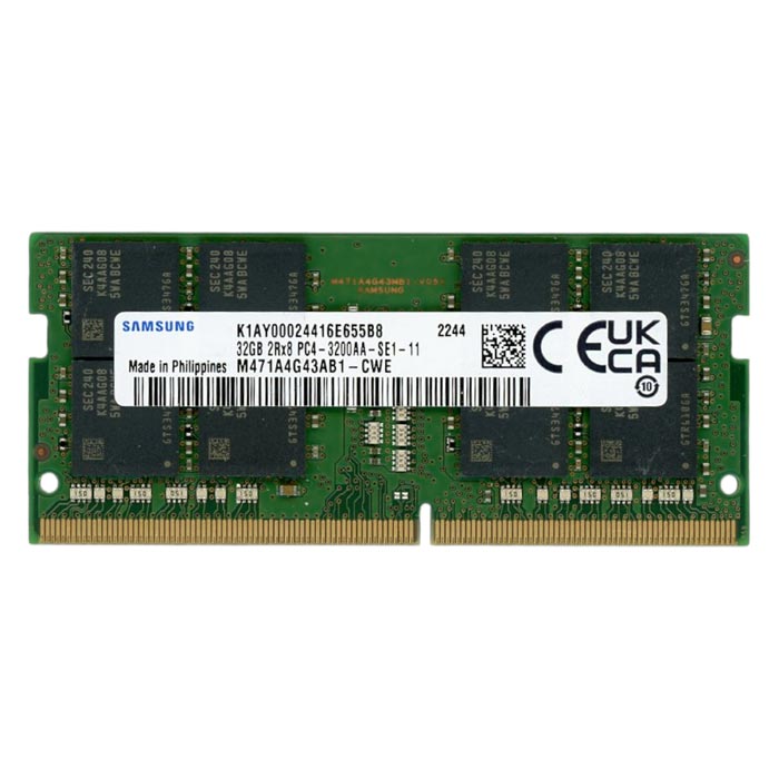 【中古】SAMSUNG　ノート用 M471A4G43AB1-CWE　SODIMM DDR4 PC4-3200AA PC4-25600 32GB