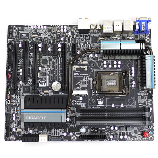 【中古】GIGABYTE　ATXマザーボード GA-Z77X-UP5 TH Rev.1.0　LGA1155