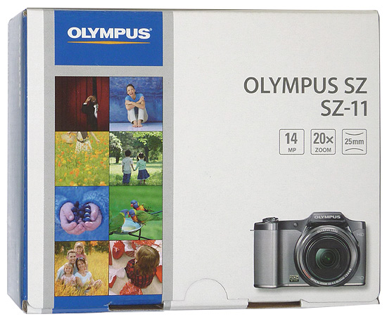 【中古】OLYMPUS　デジカメ SZ-11 SLV　1400万画素 元箱あり