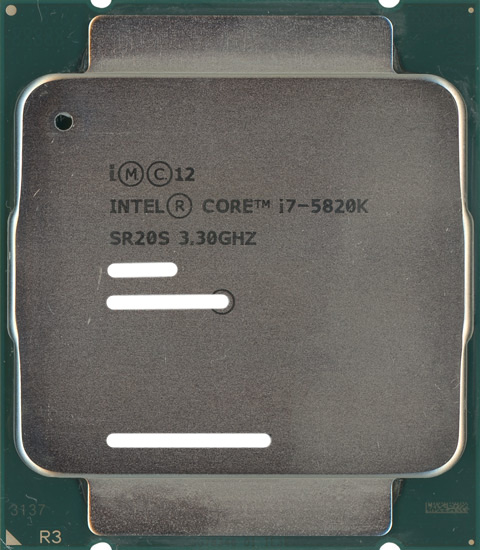 【中古】Core i7 5820K　3.3GHz LGA2011-3　SR20S