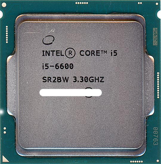【中古】Core i5 6600 3.3GHz 6M LGA1151 65W SR2BW
