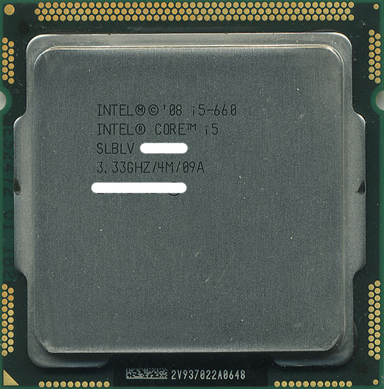 【中古】Core i5 660　3.33GHz 4M LGA1156　SLBLV