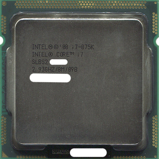 【中古】Core i7 875K 2.93GHz 8M LGA1156 SLBS2