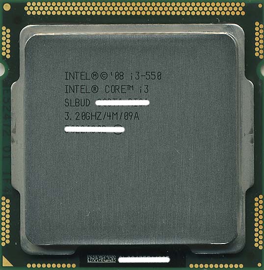 【中古】Core i3 550　3.2GHz　4M LGA1156 73W　SLBUD