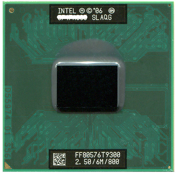 【中古】Core 2 Duo モバイル T9300　2.50GHz FSB800　SLAQG