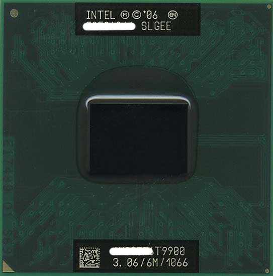 【中古】Core 2 Duo モバイル T9900　3.06GHz FSB1066MHz　SLGEE