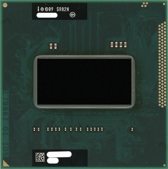 【中古】Core i7 Mobile 2670QM　2.2GHz Socket G2　SR02N