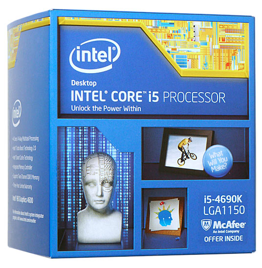 【中古】Core i5 4690K　3.5GHz LGA1150　SR21A 元箱あり