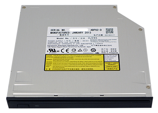 【中古】Panasonic製　内蔵Blu-rayドライブ　UJ-265