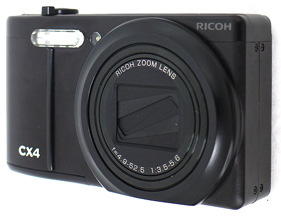 【中古】RICOH製　デジタルカメラ CX4　ブラック　1060万画素