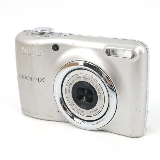 【中古】Nikon　デジカメ COOLPIX L23　シルバー　1010万画素