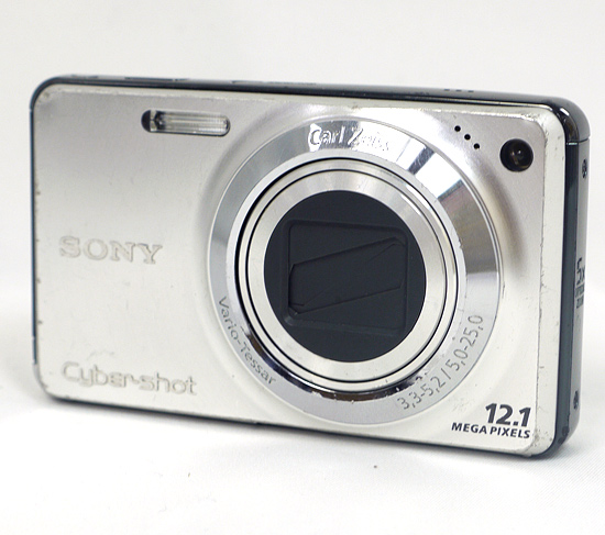 【中古】SONY製　Cyber-shot DSC-W270　シルバー　1210万画素