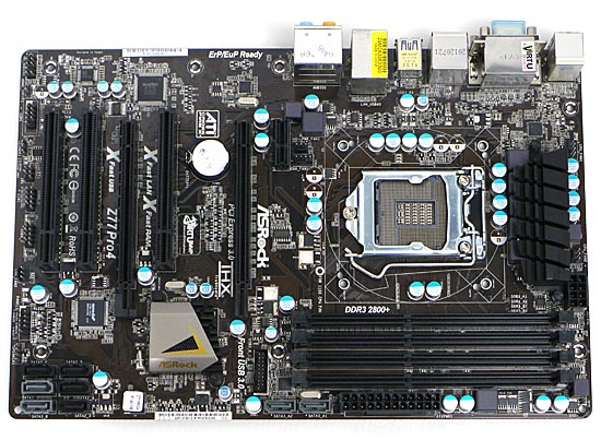 【中古】ASRock製 ATXマザーボード　Z77 Pro4　LGA1155
