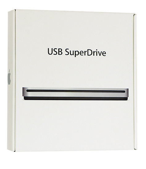 【中古】APPLE　DVDドライブ USB SuperDrive　MD564ZM/A(A1379) 元箱あり