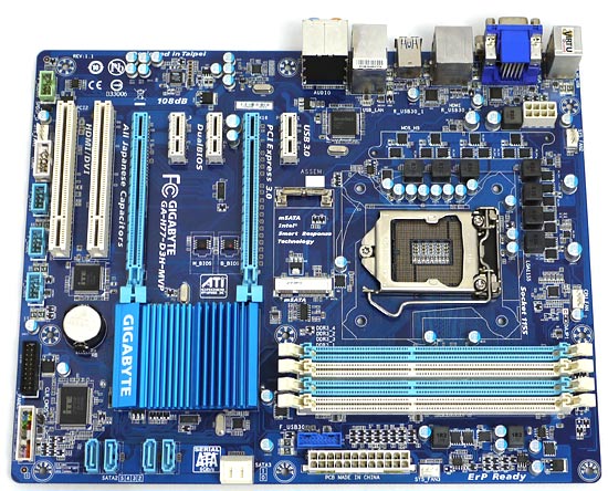 【中古】GIGABYTE　マザーボード GA-H77-D3H-MVP Rev.1.1