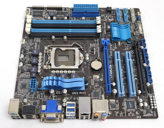 【中古】ASUS製 MicroATXマザーボード　P8H67-M PRO REV 3.0