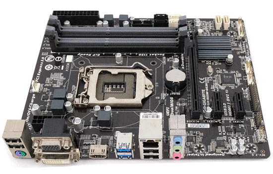 【中古】GIGABYTE　MicroATXマザーボード GA-B85M-DS3H Rev.2.0