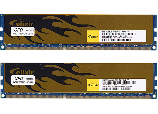 【中古】CFD ELIXIR　W3U1600HQ-8GC11　DDR3 PC3-12800 8GBx2