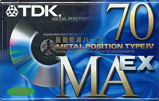 【新品】TDK　カセットテープ メタル MAEX-70　70分