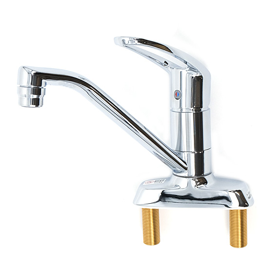 【新品】KVK　シングルレバー式混合栓　KM5081TR20