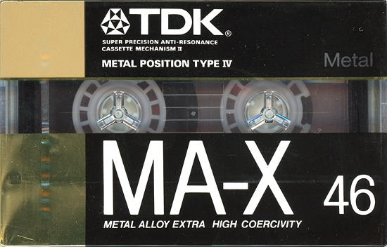 【新品】TDK　カセットテープ メタル MA-X46　46分