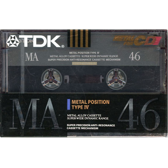 【新品】TDK　カセットテープ メタル MA-46M　46分