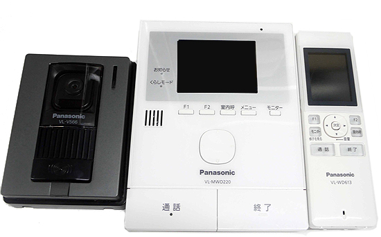 【新品】Panasonic　ワイヤレスモニター付テレビドアホン どこでもドアホン　VL-SWD220K