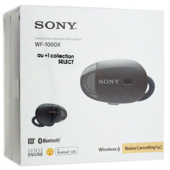 【新品】SONY ワイヤレスノイズキャンセリングイヤホン WF-1000X (B)