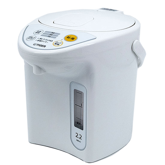 【新品】TIGER　マイコン電動ポット 2.2L　PDR-G221-W