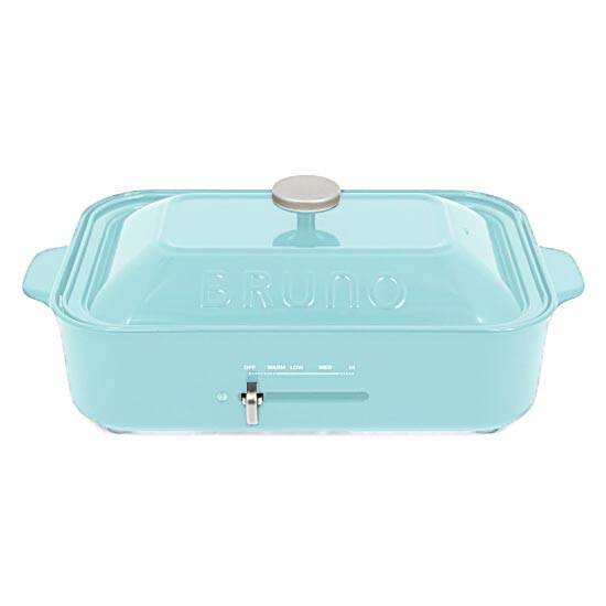 【新品】IDEA　コンパクトホットプレート　BOE021-BGY　ブルーグレー