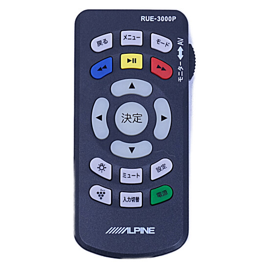 【新品】【新品(開封のみ)】 ALPINE　カーオーディオ用リモコン　RUE-3000P