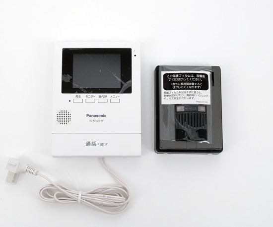 【新品】【新品(開封のみ・箱きず・やぶれ)】 Panasonic カラーテレビドアホン VL-SV26KL-W