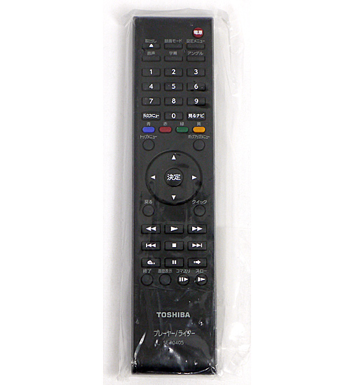 【新品】【新品(開封のみ)】 TOSHIBA製 DVDレコーダー用リモコン SE-R0405(79105678)