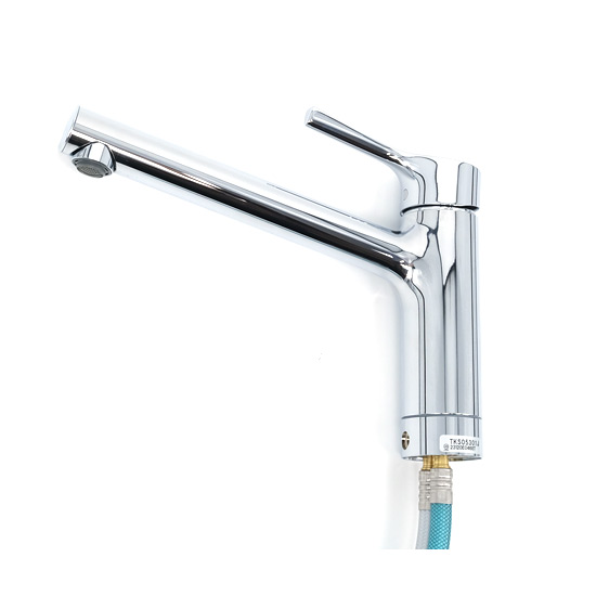 【新品】【新品訳あり(箱きず・やぶれ)】 TOTO　キッチン用 台付シングル混合水栓　TKS05301J