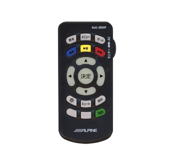 【新品】【新品(開封のみ)】 ALPINE　フリップダウンモニター用リモコン　RUE-3200P