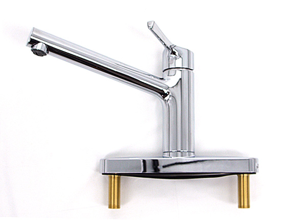 【新品】【新品訳あり(箱きず・やぶれ)】 TOTO　キッチン用 台付シングル混合水栓　TKS05310J