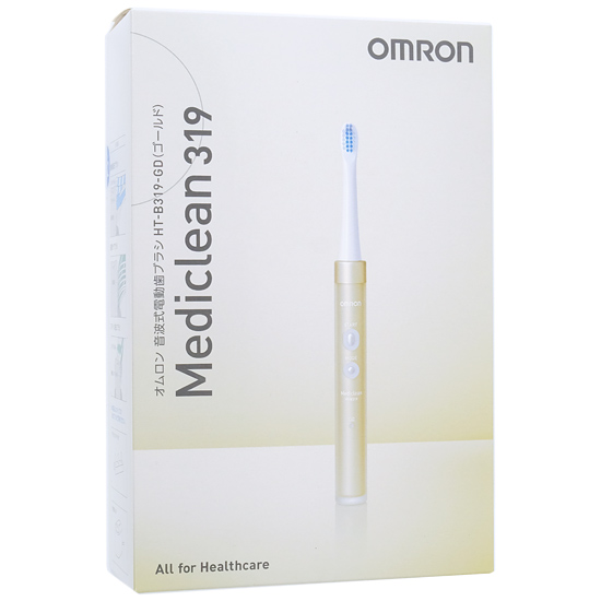 【新品】OMRON　音波式電動歯ブラシ　メディクリーン HT-B319-GD　ゴールド