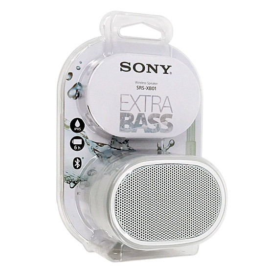【新品】SONY　ワイヤレスポータブルスピーカー　SRS-XB01(W)　ホワイト