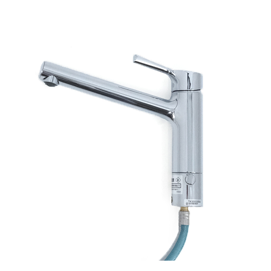 【新品】TOTO　キッチン用 台付シングル混合水栓　TKS05309J