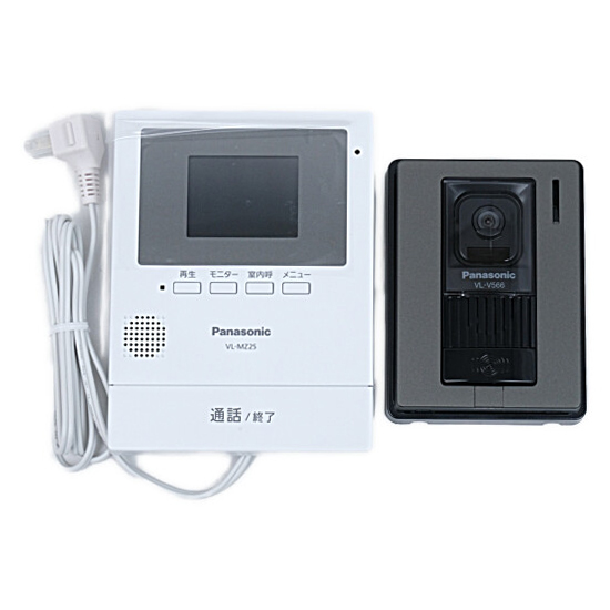 【新品】【新品訳あり(箱きず・やぶれ)】 Panasonic　テレビドアホン 電源コード式　VL-SZ25K
