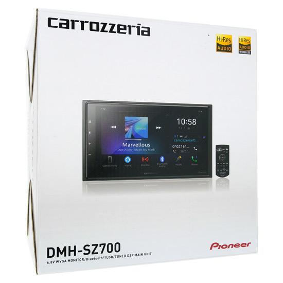 【新品】Pioneer　6.8V型ワイドVGA/Bluetooth/USB/チューナー・DSPメインユニット　DMH-SZ700