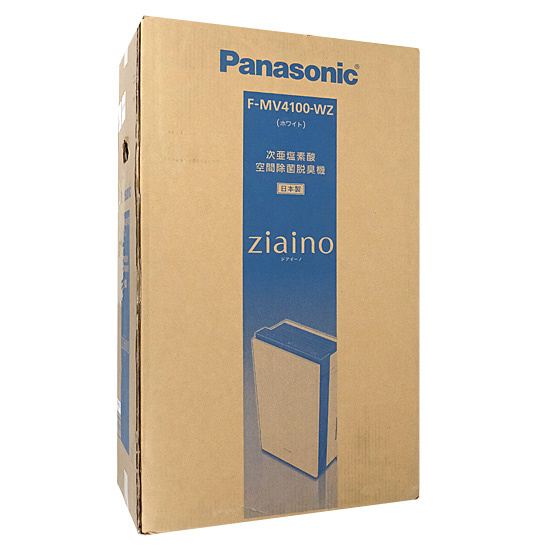 【新品】Panasonic　次亜塩素酸 空間除菌脱臭機 ジアイーノ 〜18畳　F-MV4100-WZ　ホワイト
