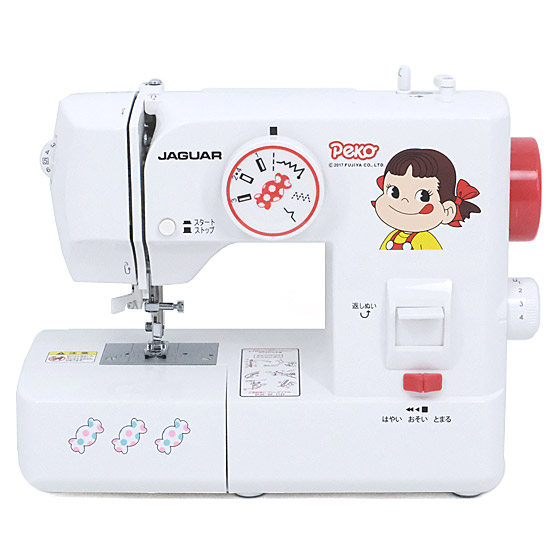 【新品】JAGUAR　電子ミシン ペコちゃん　FP-06