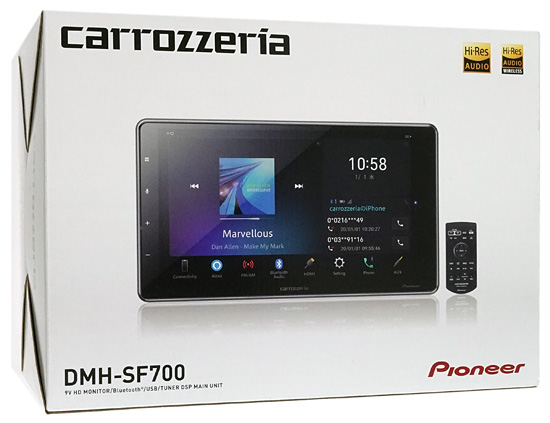 【新品】Pioneer　9V型HD/Bluetooth/USB/チューナー・DSPメインユニット　DMH-SF700