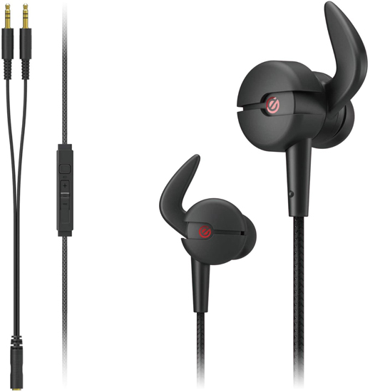 【新品】ELECOM　ゲーミングイヤホンマイク ARMA　HS-ARMA30EBK　ブラック