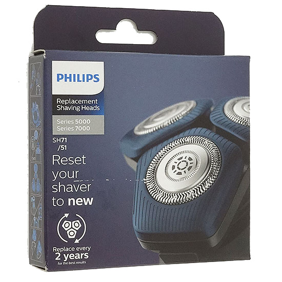 【新品】PHILIPS　シェーバー 5000、7000シリーズ用替刃　SH71/51