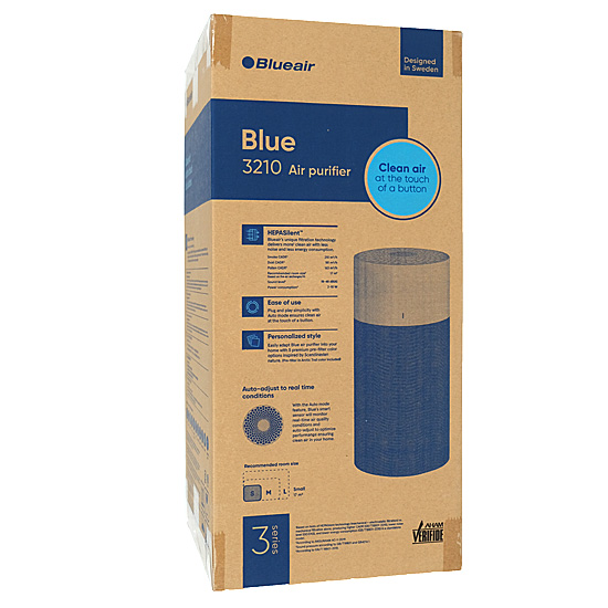 【新品】Blueair ブルーエア 空気清浄機 Blue 3000 Series 3210 105534
