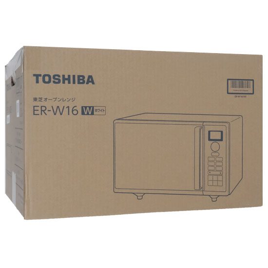 【新品】TOSHIBA　オーブンレンジ フラット庫内モデル 16L　ER-W16-W　ホワイト