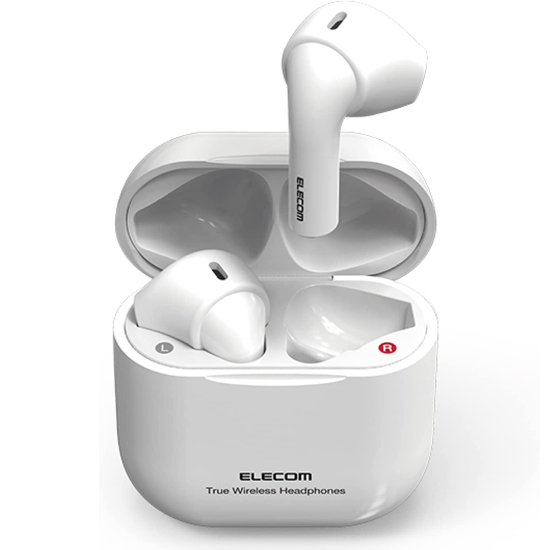 【新品】ELECOM　完全ワイヤレスBluetoothヘッドホン LBT-TWS11WH　ホワイト